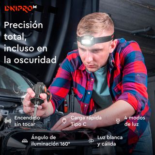 Kit Destornillador 3.6V 4.5 NM + Linterna LED300lm