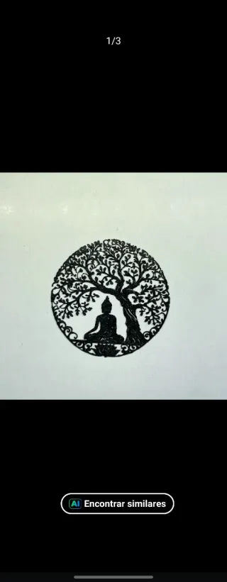 Decoración pared morada papel árbol