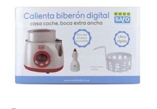 Calienta biberón digital SATO casa/coche
