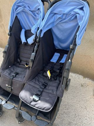 Carro Gemelar Baby Monsters Azul