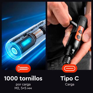 Destornillador 3.6V 1.2NM + Multiherramienta 17in1