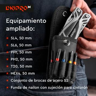 Destornillador 3.6V 1.2NM + Multiherramienta 17in1