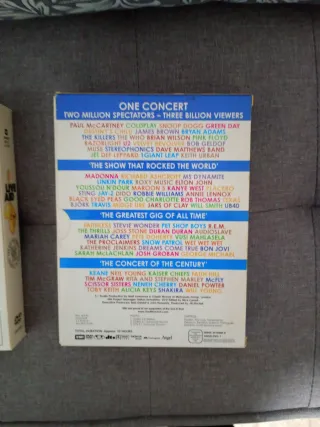 DVD Live Aid + Live 8 Conciertos
