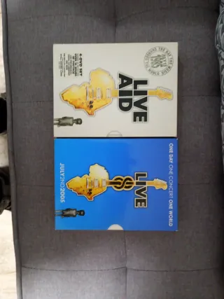 DVD Live Aid + Live 8 Conciertos