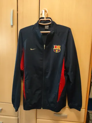 Chaqueta Chándal Nike FC Barcelona Azul/Roja