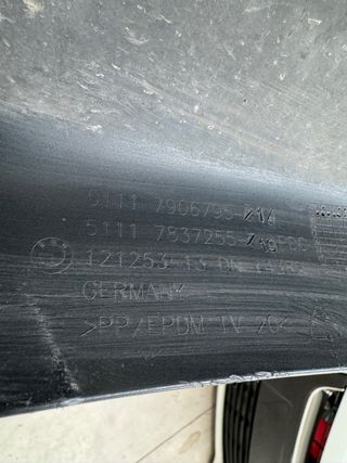 Defensa BMW Serie 1 M Negra