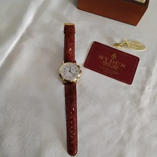 Orologio Cronografo Sydus Oro e Marrone