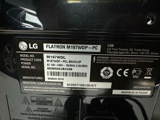 Monitor LG FLATRON M197WDP 19
