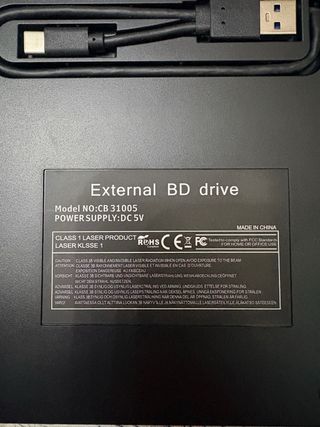 Grabador Blu-ray Externo 7 en 1 USB-C