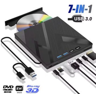 Grabador Blu-ray Externo 7 en 1 USB-C