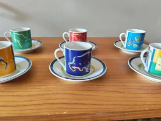 Set 6 Tazzine Caffè Porcellana