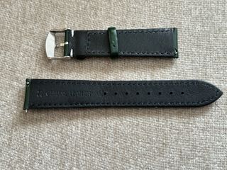 CORREA DE RELOJ DE PIEL VERDE