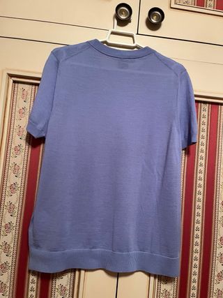 BOSS Suéter Azul Claro M/C