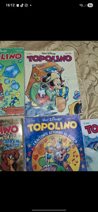 Vendo fumetti rari di topolino