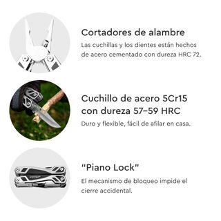 Destornillador 3.6V 4.5NM + Multiherramienta 17en1