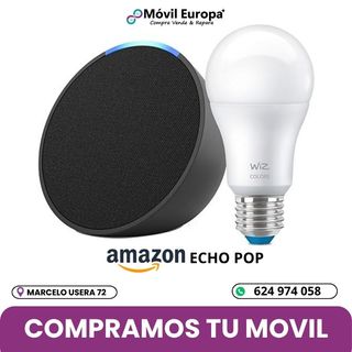 AMAZON ECHO POP + BOMBILLA WIZ