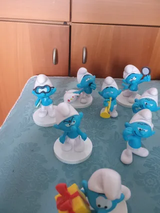 Collezione Puffi The Smurfes da collezione