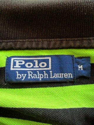 Polo Ralph Lauren Uomo Taglia M Righe Cotone
