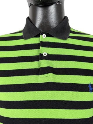Polo Ralph Lauren Uomo Taglia M Righe Cotone