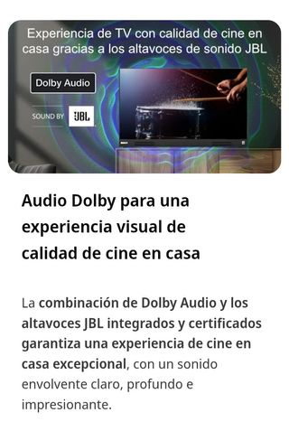 Televisor portátil. Smart TV 32".Batería integrada