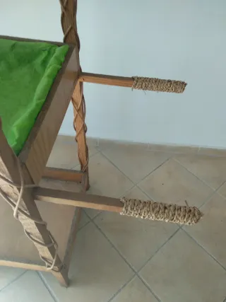 Carrito Madera Plantas y Flores.