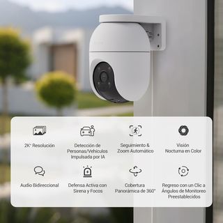 Cámara Vigilancia EZVIZ WiFi Exterior 2K+
