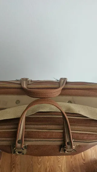 3 Maletas Samsonite Marrón y Beige