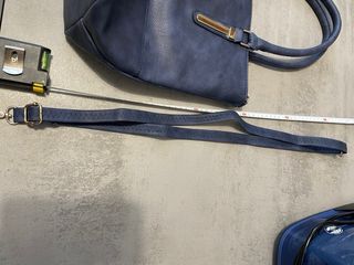 Borsa a spalla blu
