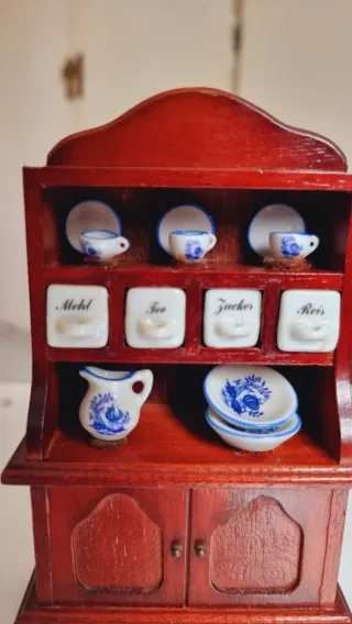 Miniatura Reutter porcelana decoración vintage