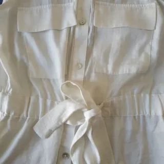Abito copricostume bianco taglia unica