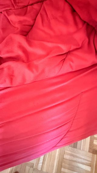 Sillón de 1 plaza en tela roja