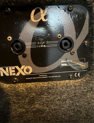 Nexo Alpha E Equipo de Sonido