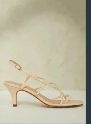 Sandalias mujer talla 40 de tiras finas tacón