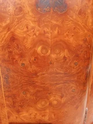 Mueble Art Deco Madera Marrón Dorado