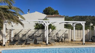 Pérgola de madera 3x5m