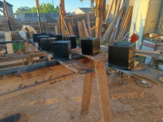 Pérgola de madera 3x5m