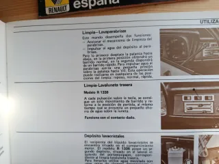 Manuales Renault 12 TS y Red Renault