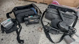 Lote 3 Cámaras Video Sony + Estuches