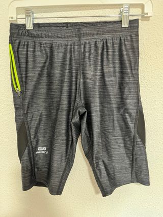 Malla corta running gris Kalenji