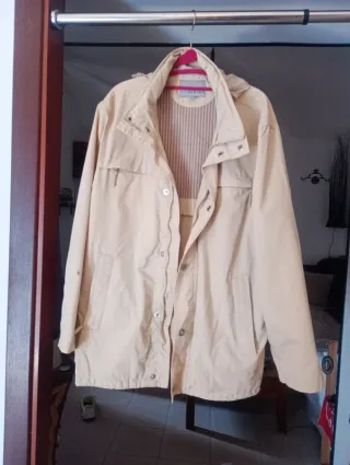 Giubbino 100% cotone beige taglia 54