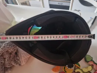 Casco integral Fox, guantes y máscara