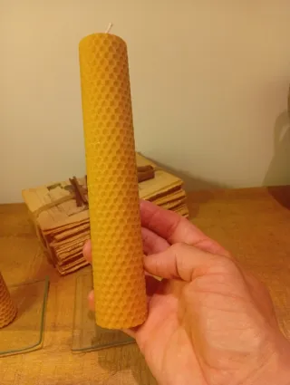 VELONES CERA ABEJA + PLATOS