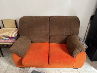 Sofá de 2 plazas tela