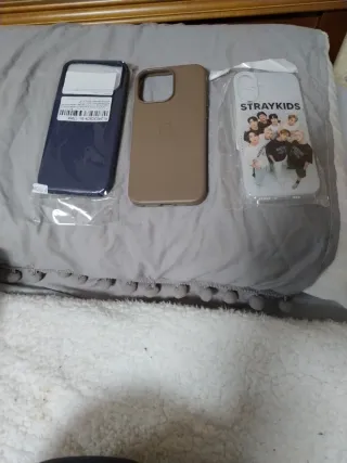 Carcasa iPhone Apple Azul y Beige