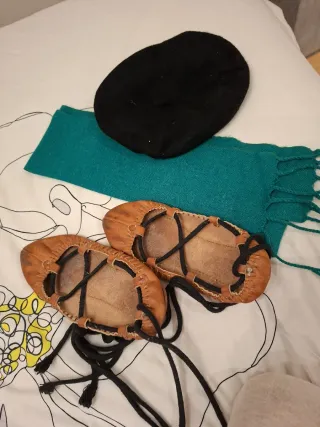 Txapela y Abarcas Traje Típico Vasco Niño