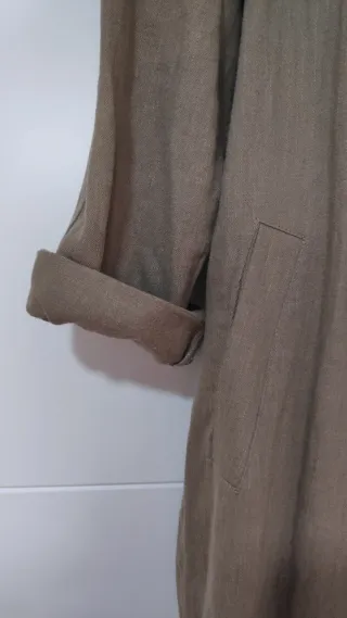 Gabardina Zara Talla XS Verde Oliva