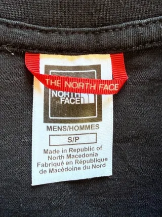 The North Face T-Shirt Uomo S Nero Big Logo Cotone