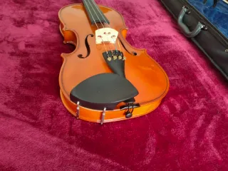 Violín con funda y arco