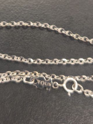 CADENA TOUS ORO BLANCO 18K 2.60GR 44CM