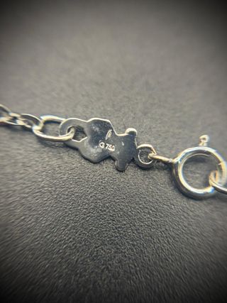 CADENA TOUS ORO BLANCO 18K 2.60GR 44CM